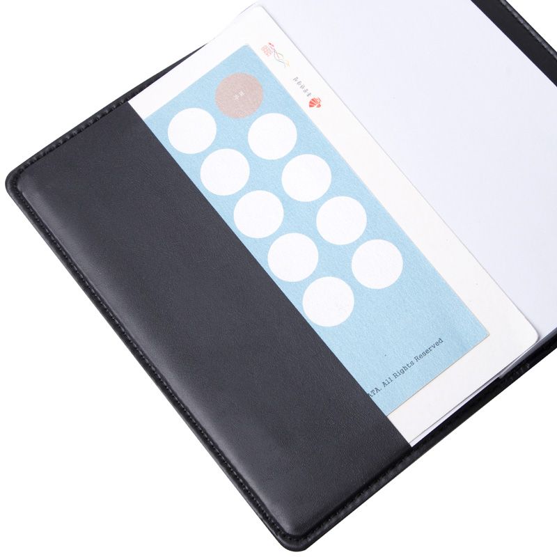 Deli 7903 leather notebook details Picture