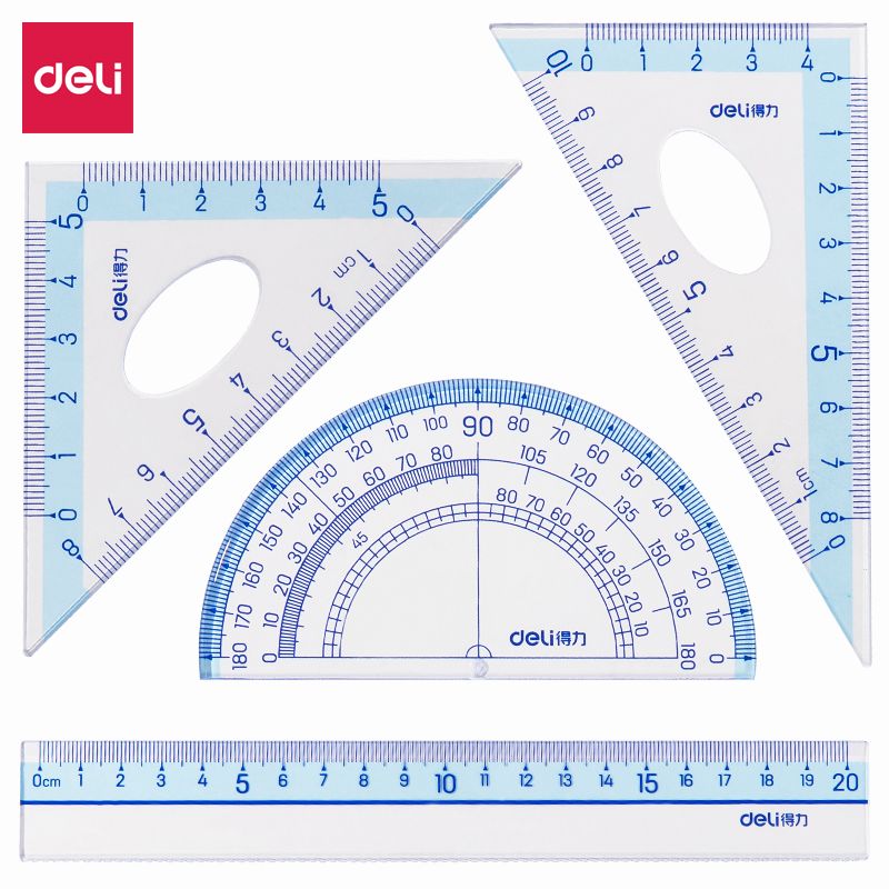 Deli 79515 20cm ruler set