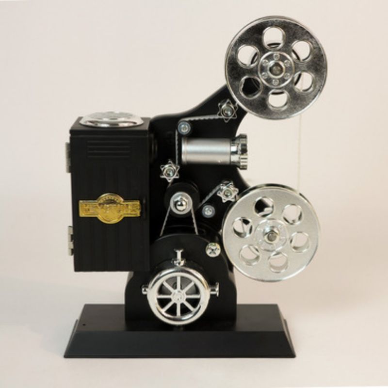 Retro japonés cine proyector caja de música rosa chica corazón regalo decoración del hogar cafetería posando al por mayor Item Picture