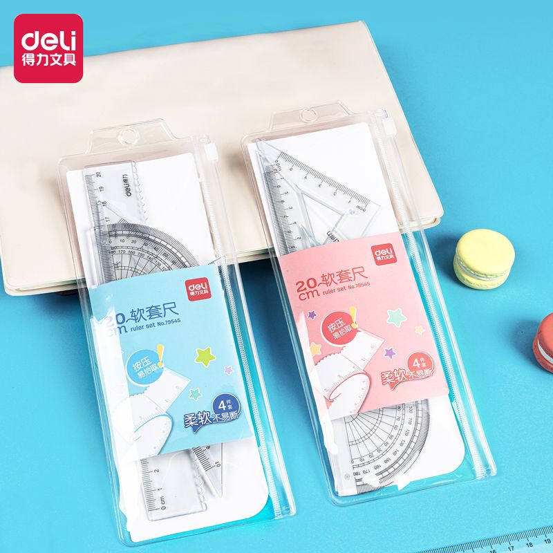 Deli 79545 ruler and Compass set
