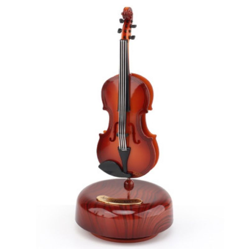 古典乐器八音转大提琴音乐盒家居酒柜摆件中式琵琶八音盒家居装饰详情图5