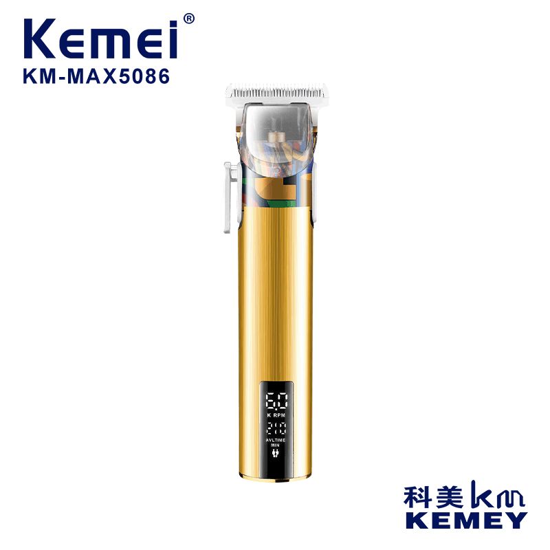 Cross-border manufacturers direct supply KM-MAX5086 electric clipper Kemei MAX new market knife adjustable hair clipper thumbnail