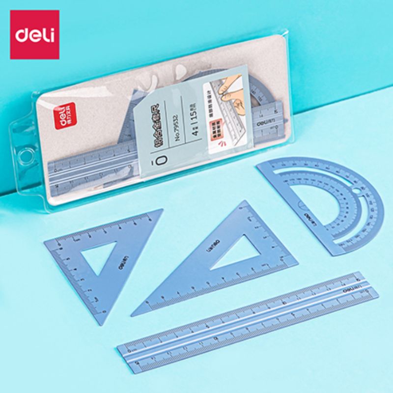 Deli 79532 metal sleeve ruler
