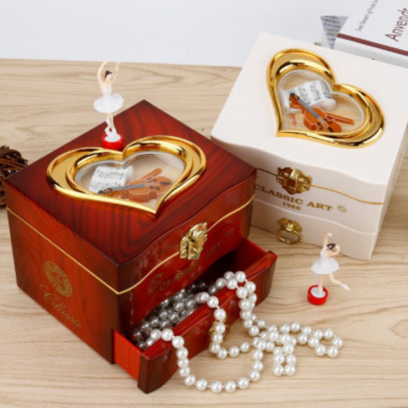Retro music box, music box, girl spinning dance, ballet girl, creative birthday trinkets for children friends Application Scenario