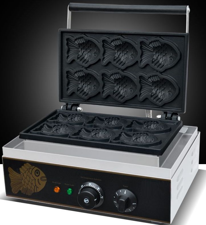 Electric Korean-style small fish cake machine, taiyaki machine, five-grain fish machine, filling Korean-style small fish cake machine details Picture