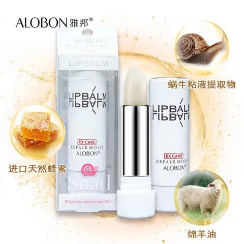ALOBON Snail Moisturizing Lip Balm. Alobon Lip balm nourishes the lips, making them moist and colorless details Picture