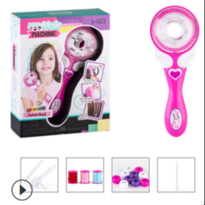 DIY electric hair braid, braid, hair styling and house play toy set Application Scenario