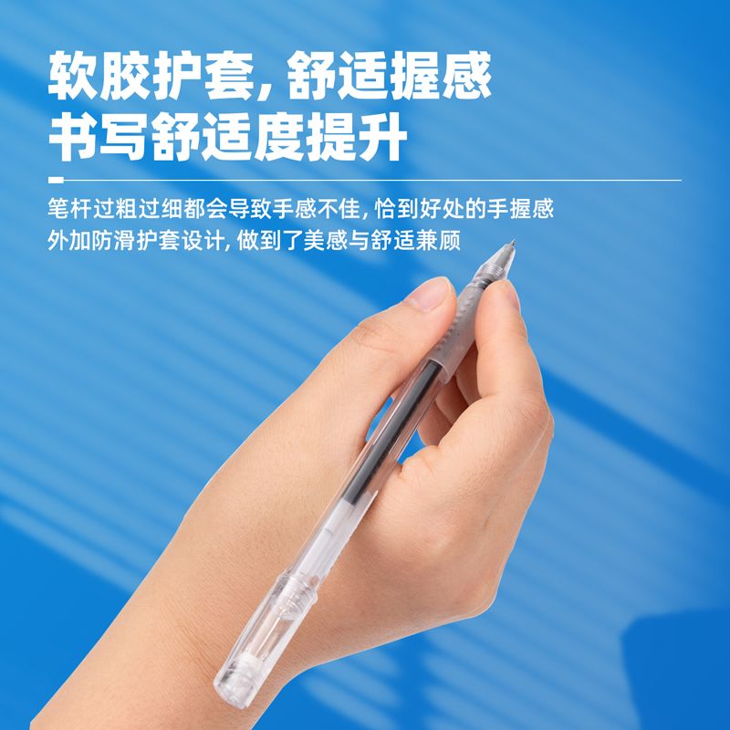 Deli S108 Office Neutral Pen 0.5Mm Enhanced Needle Black Application Scenario