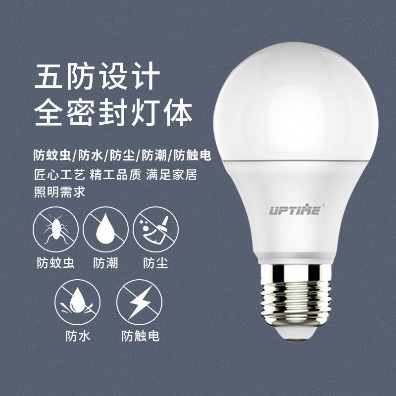 爱普特LED灯泡E27大螺口节能灯超亮无频闪护眼家用工厂照明电灯泡详情图3