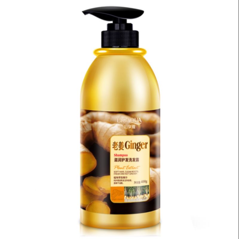 Poquanya ginger Shampoo, Deep Cleansing Shampoo, Refreshing Oil Control Shampoo, Soft repair, Nourishing hair and root hair products