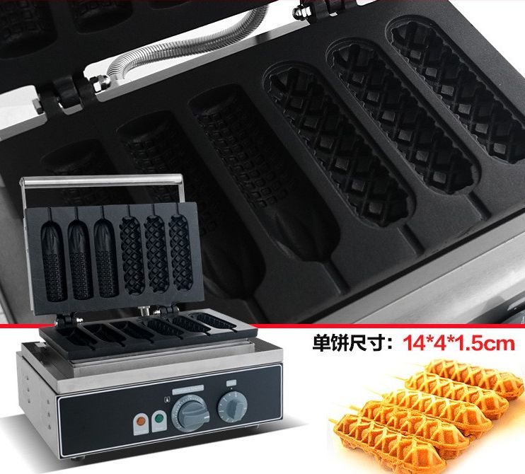 Hot dog Crispy corn all-in-one machine, corn crispy muffin stick machine details Picture