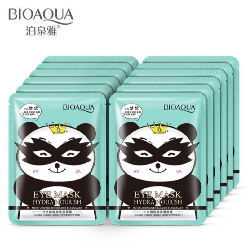 Poquanya moisturizing, delicate and smooth black eye mask eye muscle fade fine lines lift tight eye care full figure