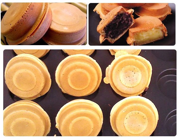 Gas-fired red bean cake machine, hamburger machine, meat and egg burger machine details Picture