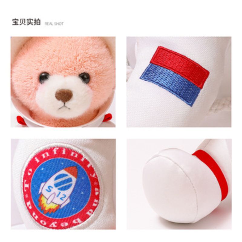 Space bear dolls, astronaut plush toys, Teddy bear figurines, girls' stuffed dolls, children's boys' Day gifts Item Picture