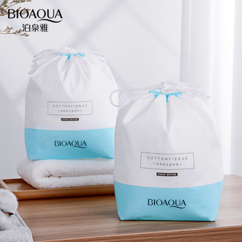 Poquanya dry and wet cleansing cotton soft towel pearl grain pure cotton makeup remover towel makeup cotton