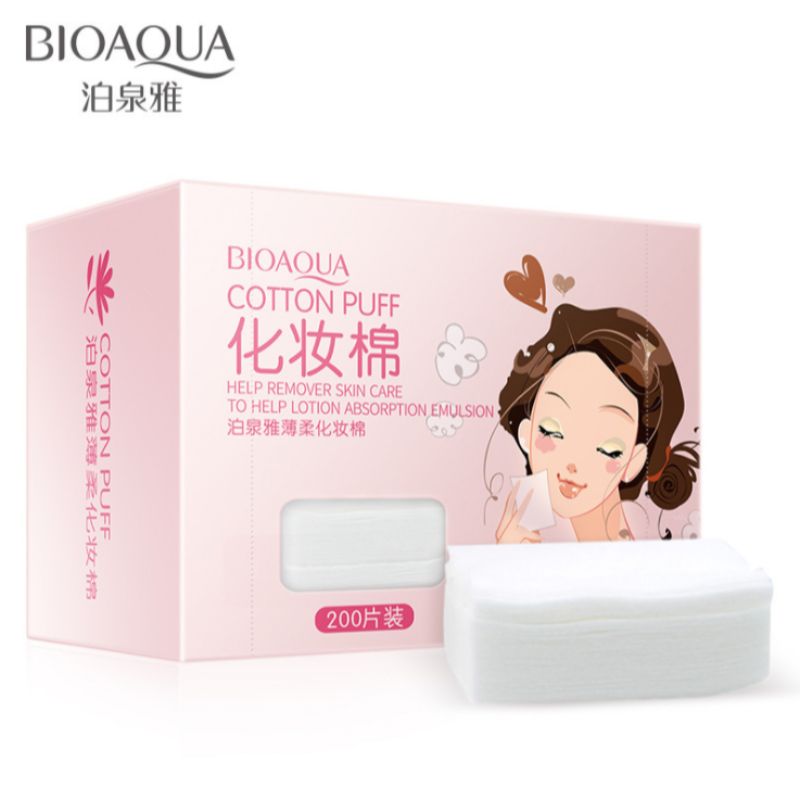 Poquanya high quality long wool cosmetic cotton cleaning skin makeup remover cotton cosmetic tool
