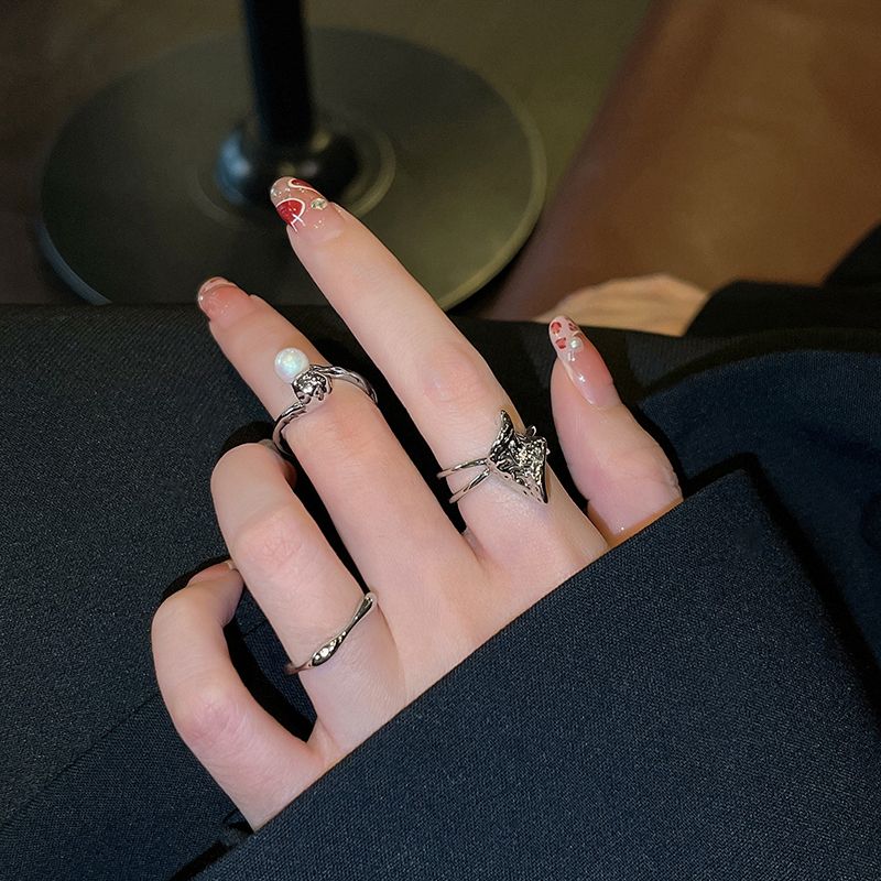 珍珠戒指套装产品图