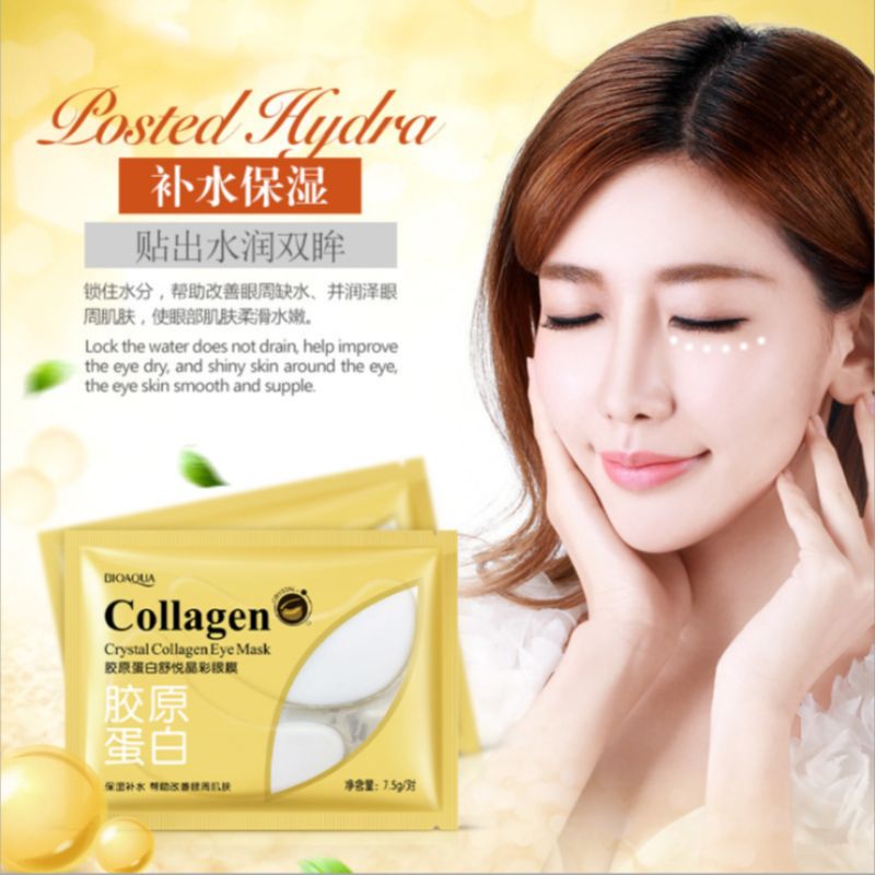 Poquanya collagen Hyatt Color Eye mask Nourishing moisturizing eye mask patch to remove dark circles eye care Specification drawing