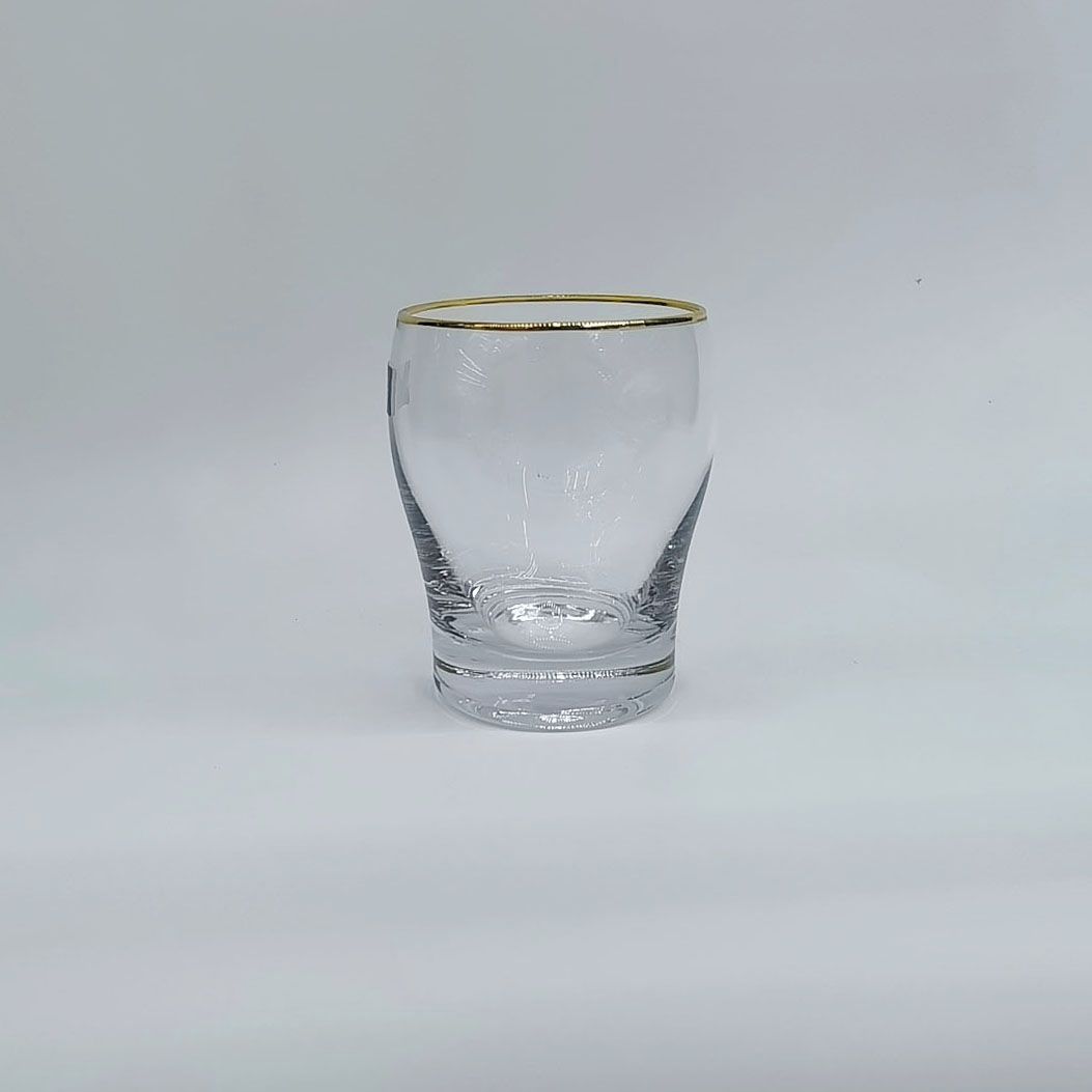 Three Creative Thick-Bottomed Whisky Wine Glasses, Thick-Bottomed Household Water Cups And Creative Japanese Fruit Tea Cups