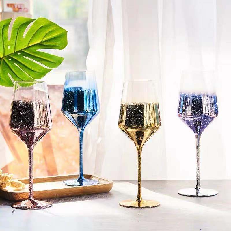 Creative Starry Sky Glass, Red Wine Glass, Brandy Glass, Champagne Glass, Whisky Glass, Home Cold Drink Water Cup Set. Report: This Product Does Not Support Seven-Day No-Reason Return Item Picture
