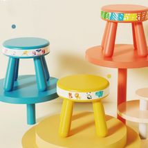 小凳子塑料凳子板凳家用儿童凳加厚卡通防滑收纳凳脚踏宝宝矮凳储物凳