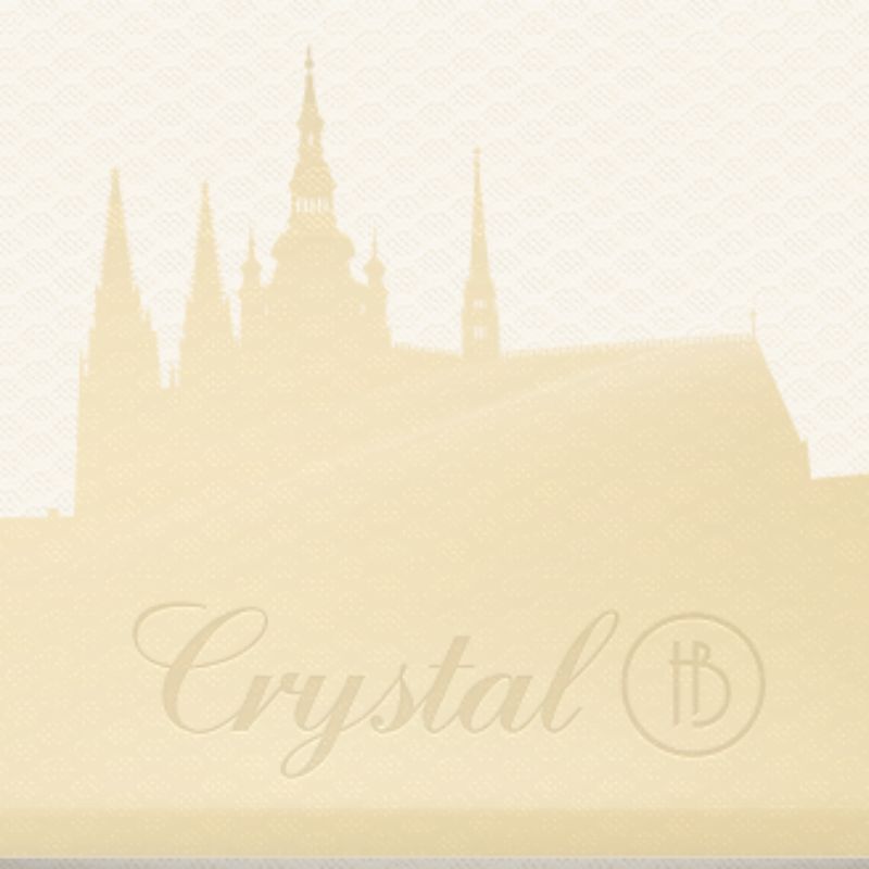 捷克进口水晶玻璃CRYSTAL HB铅水晶立式三角果盘/碗详情图4