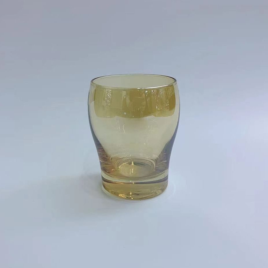 Three Creative Thick-Bottomed Whisky Wine Glasses, Thick-Bottomed Household Water Cups And Creative Japanese Fruit Tea Cups Application Scenario