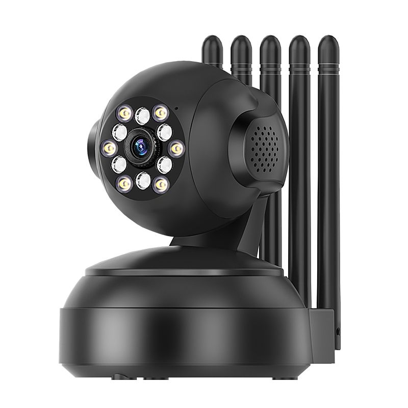 EC115-Y13 安防摄像头黑色款双光源12灯无线网络wifi手机远程监控详情图5