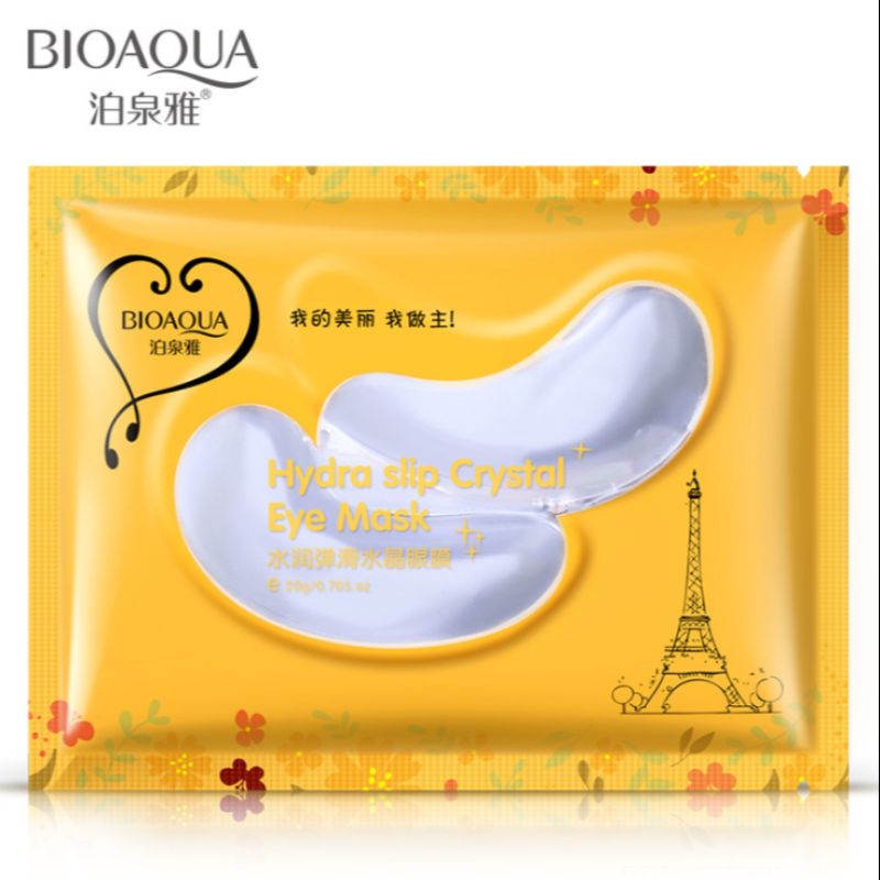 Poquanya moisturizing elastic crystal eye mask moisturizing and soothing eye mask full figure