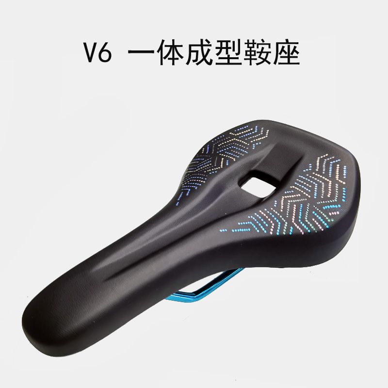 V6 lightweight one-piece bike seat cushion Thickened Mountain bike seat Chunky bike saddle seat cushion bag