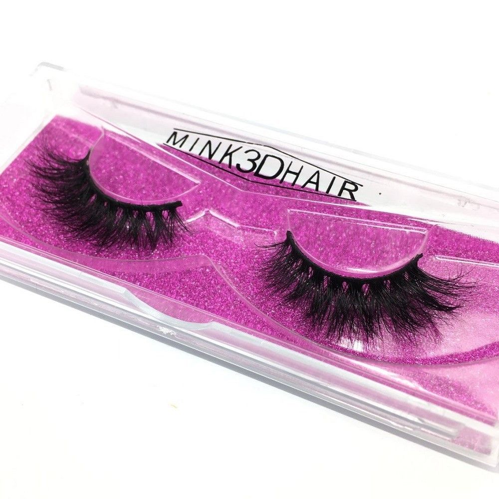 New 3D mink hair eyelash collar thick soft lashes natural curl best-selling false eyelash D6