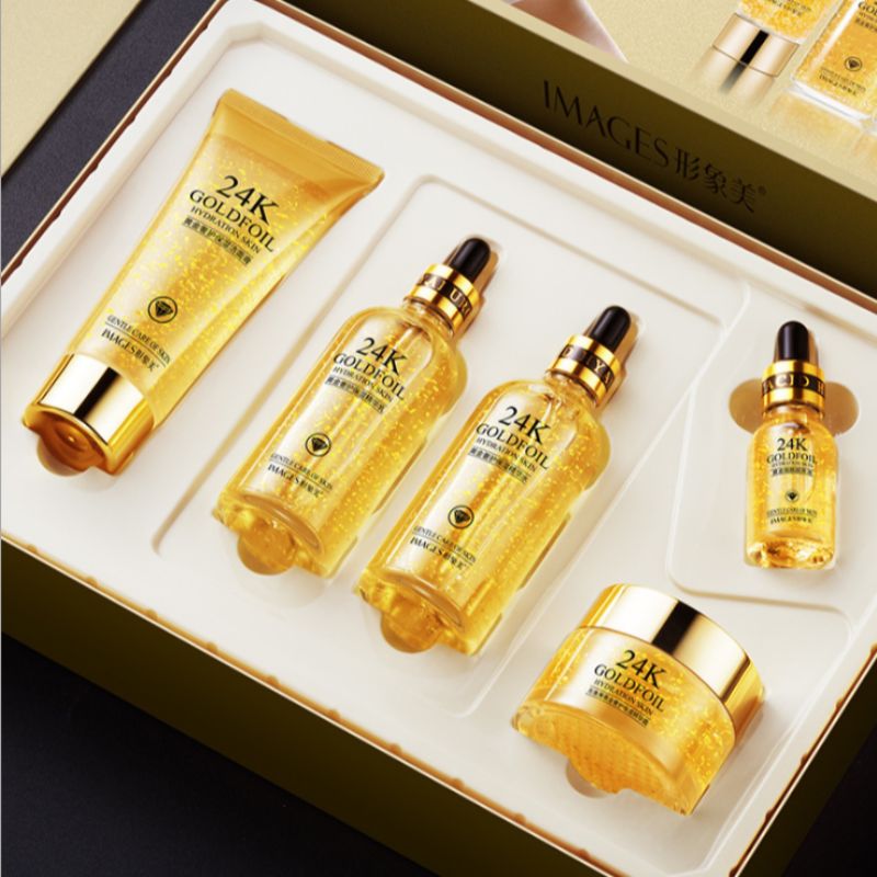 Image beauty 24K gold Essence Set moisturizing moisturizing 24K gold skin care skin care box