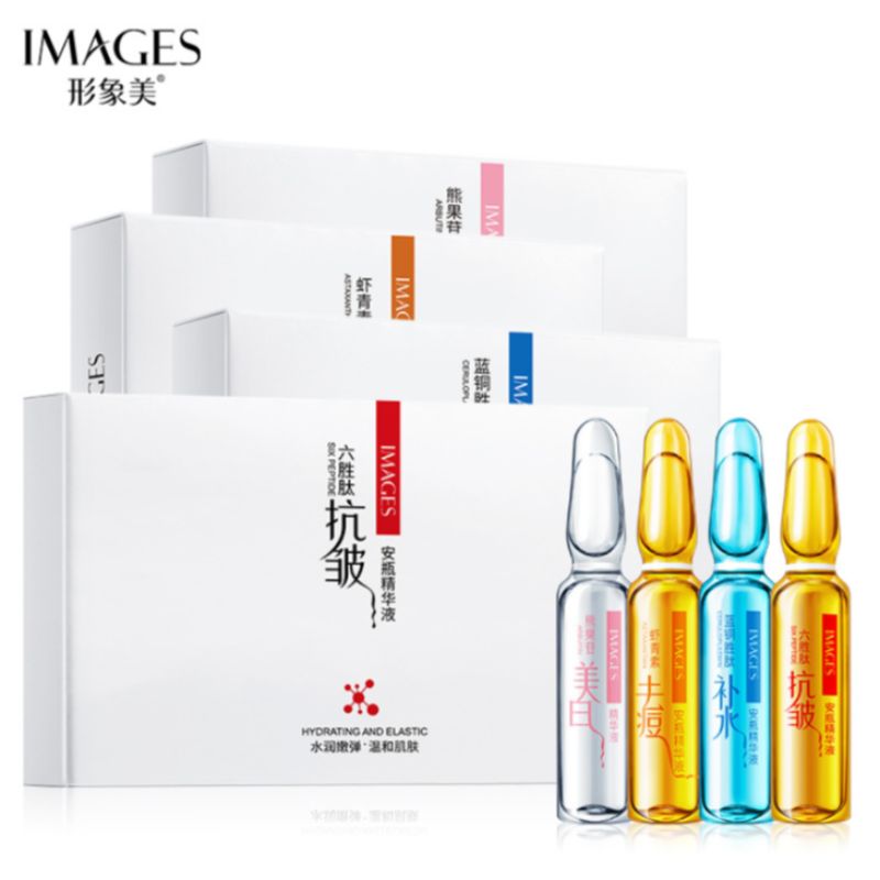 Image beauty six Peptides Anti-Wrinkle essence moisturizing, whitening, moisturizing, lustrous Moisturizing original liquid Ampoule facial care essence thumbnail