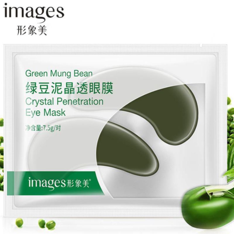 Image mung bean puree crystal transparent osmanthus eye mask lift and tighten to improve fine lines black eye circles crystal eye mask details Picture
