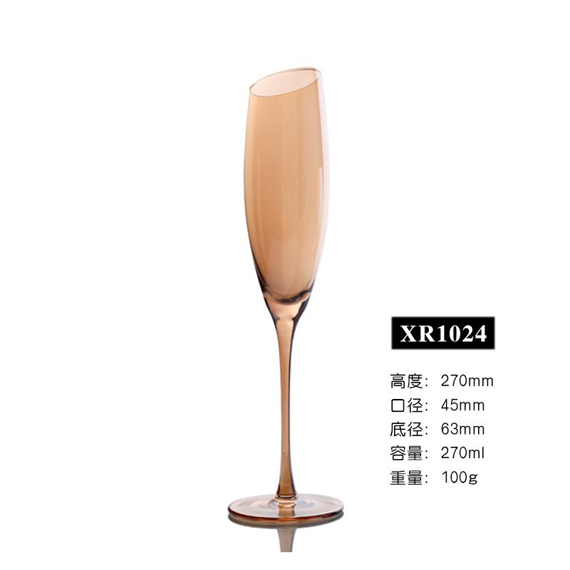 European-style golden goblets, amber crystal glass wine glasses, decanters, and colorful champagne glasses Application Scenario