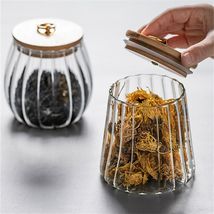 玻璃茶叶罐日式储物罐密封茶罐 玻璃茶叶罐密封罐创意透明罐子