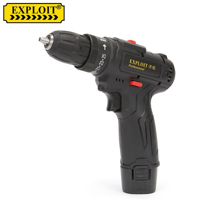 EXPLOIT 12v brushed electric drill set 552070A