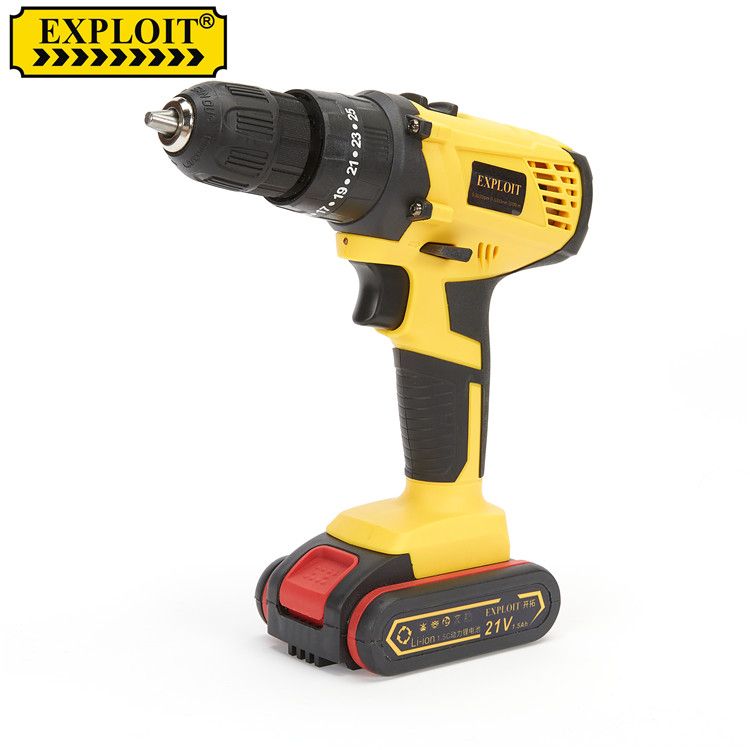EXPLOIT 21v brushed electric drill set 552068B