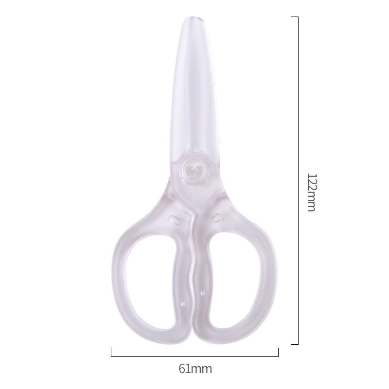 Deli 6067A student scissors Specification image