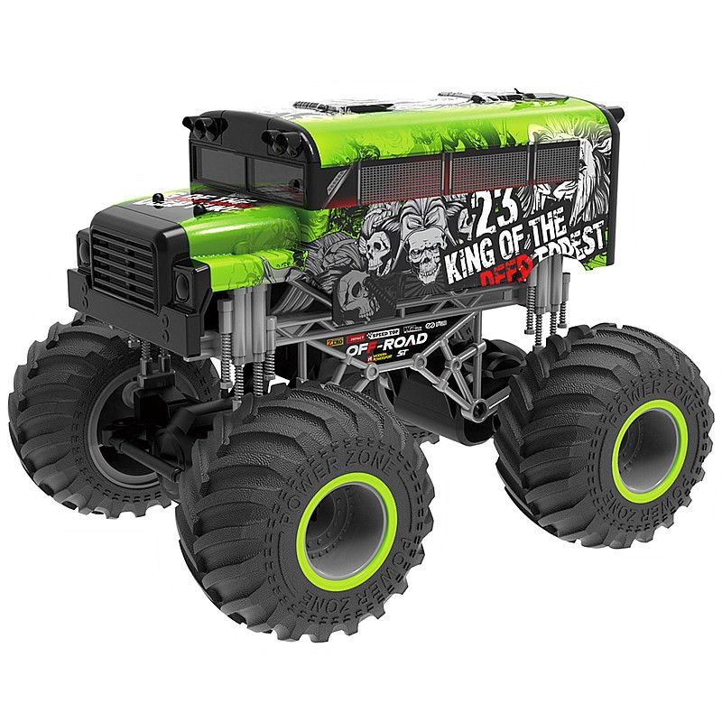 1:16 Bigfoot off-road vehicle, Large wheel climbing remote control car, electric model, graffiti children's toy Application Scenario