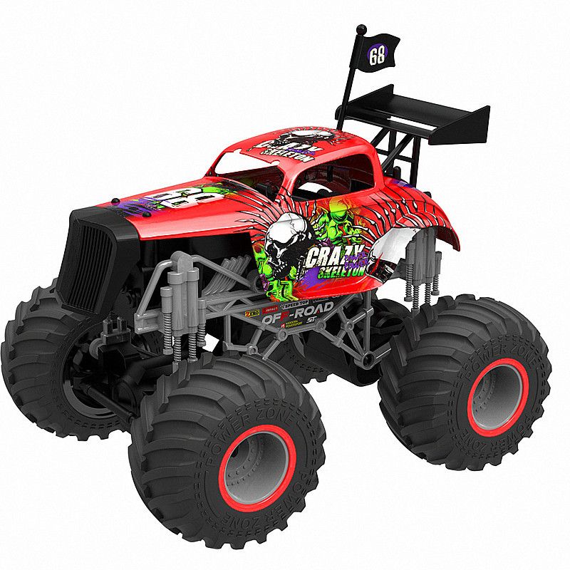 Large wheels, big feet, remote control car, charging, off-road climbing car, 1:16 scale climbing model car, children's foreign trade Specification image