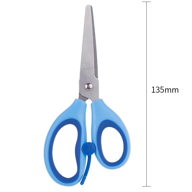 Deli 6077 student scissors Specification image