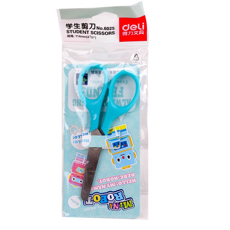 Deli 6025 student scissors details Picture