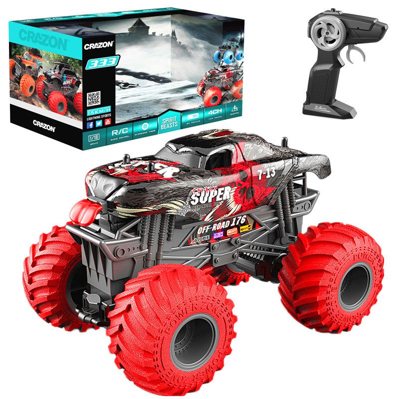 RC CAR Bigfoot Remote Control Off-road Vehicle 1:16 Large Wheel Climbing charging Remote control Vehicle method