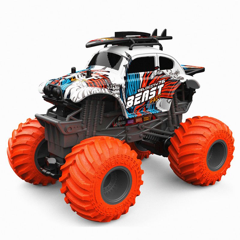 1:18 Remote control car, big wheel, big foot monster, climbing, rock climbing, off-road vehicle, charging racing car, children's toy Specification image