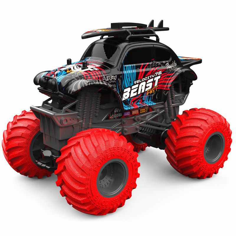 1:18 Remote control car, big wheel, big foot monster, climbing, rock climbing, off-road vehicle, charging racing car, children's toy Application Scenario