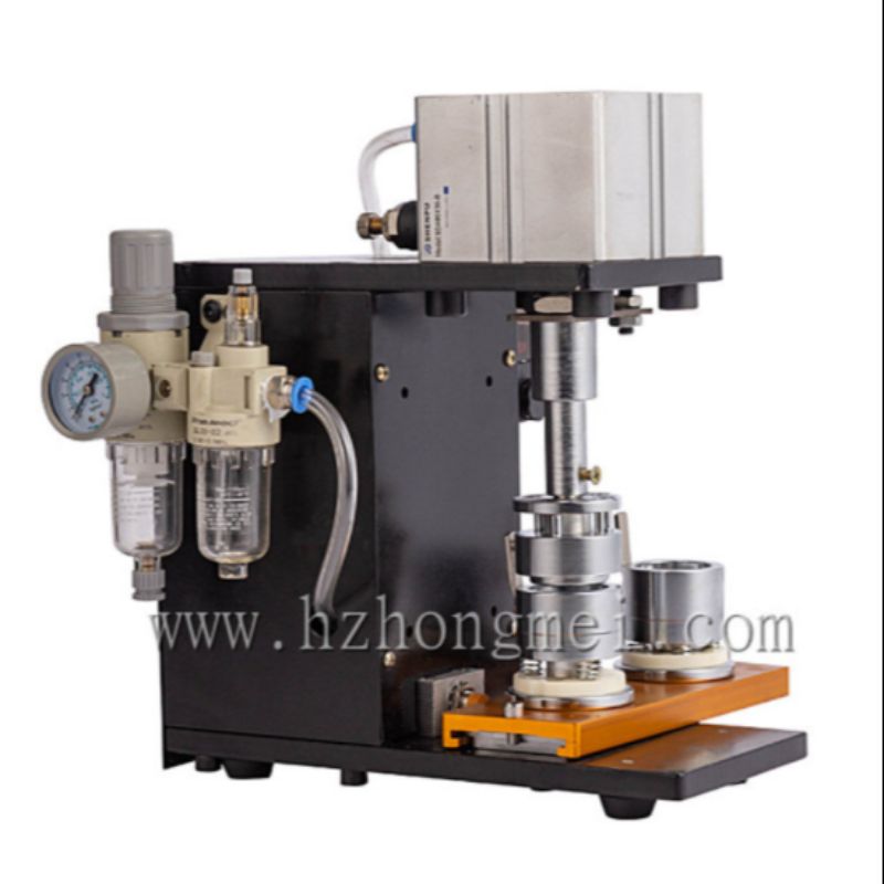 新款气动胸章机 徽章批量diy气动徽章机 免脚踩手按感应下压