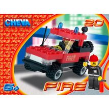 捷克进口玩具CHEVA#20消防队套件