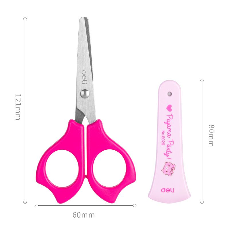 Deli 6029 student scissors Specification image