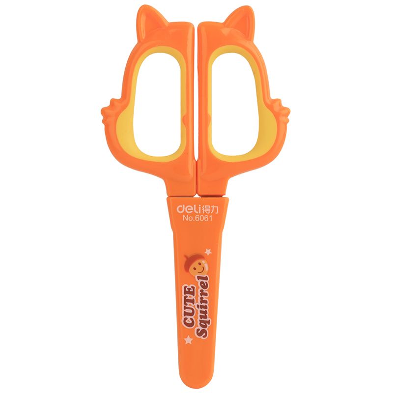Deli 6061 student cartoon Scissors details Picture